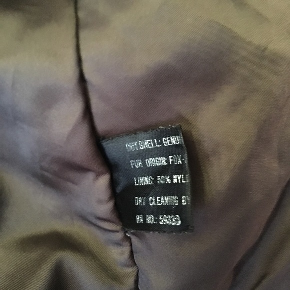 Fox leather bomber jacket - Picture 3 of 4